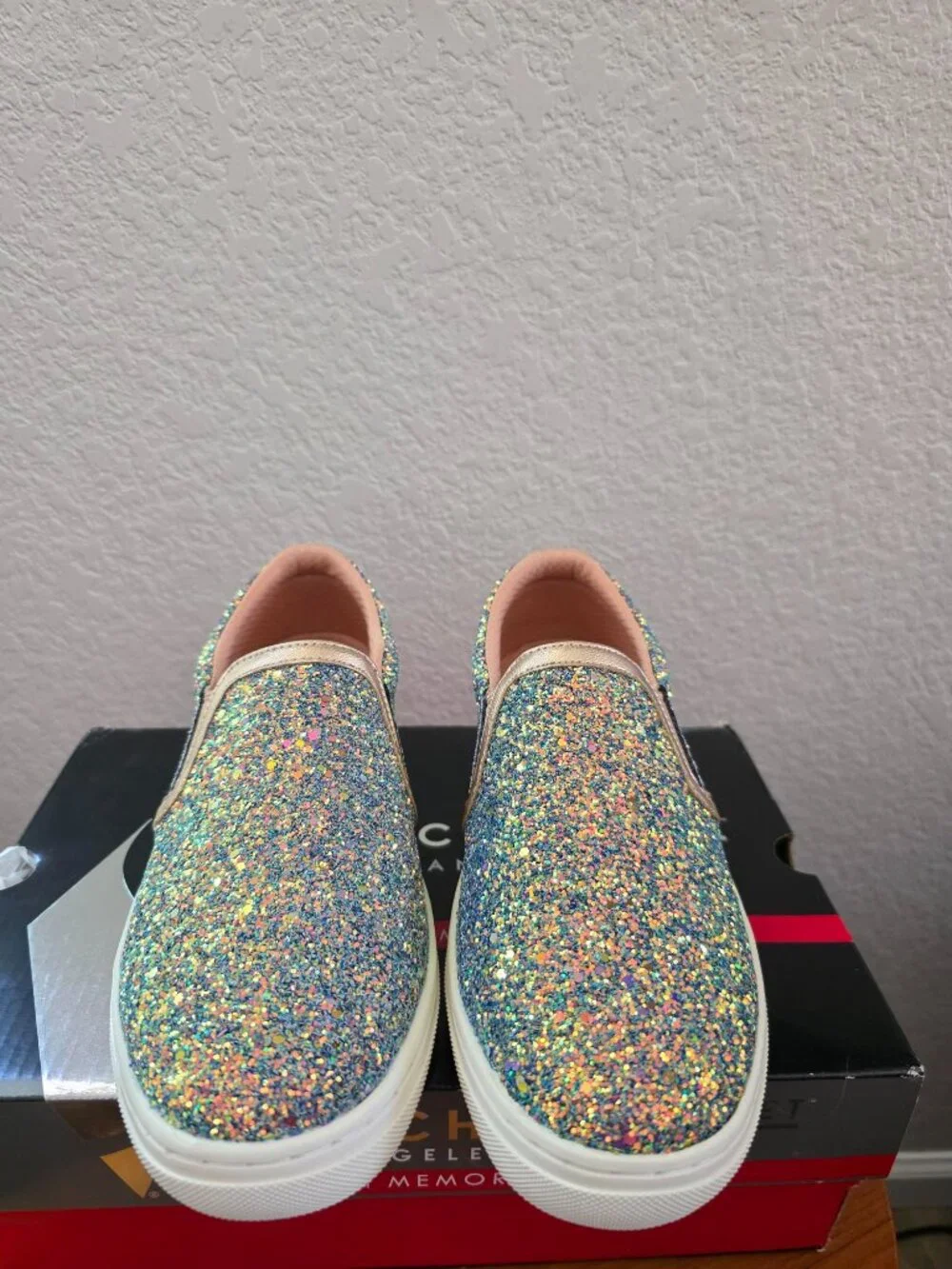 Skechers Street Los Angeles Goldie – Glitz & Bitz Slip-On Sneakers - Picture 9 of 9